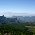 Blick zum Vulkan Teide von Gran Canaria aus