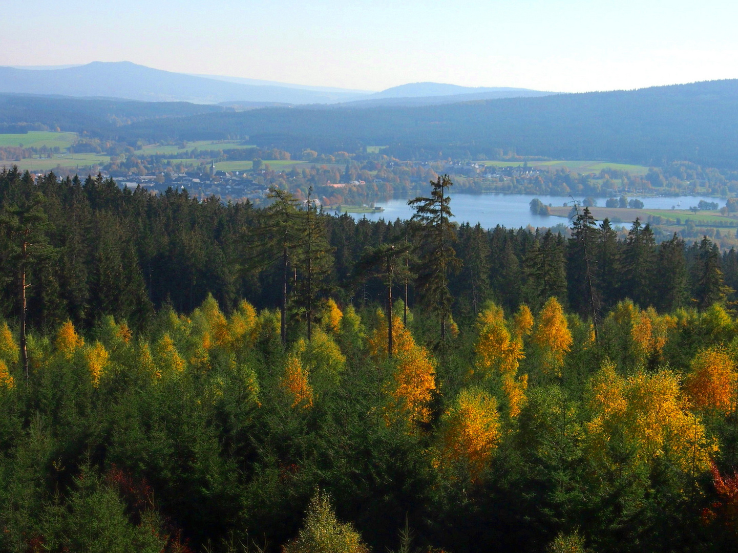 Blick zum Weißenstädter See