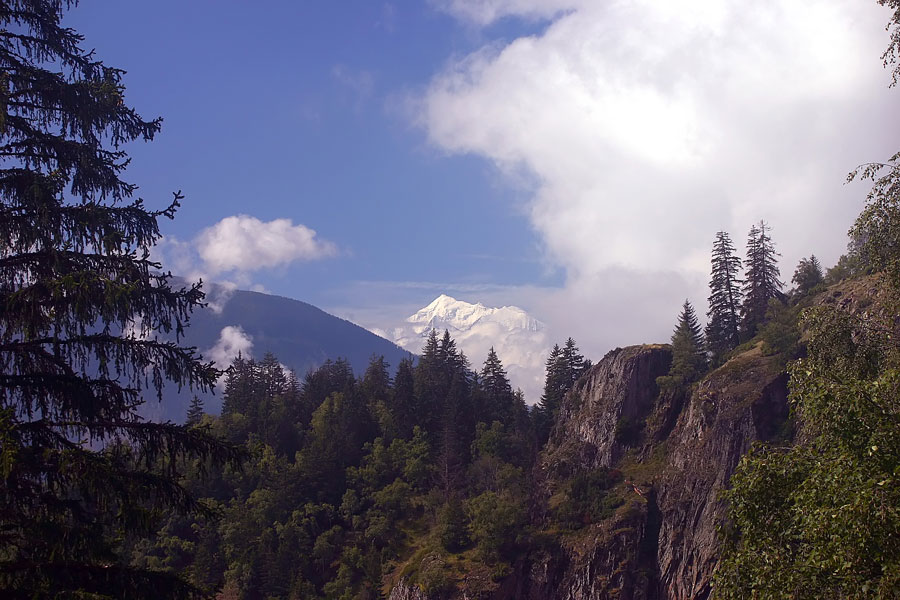 Blick zum Weißhorn