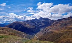 Blick zum Weisshorn / Südtirol