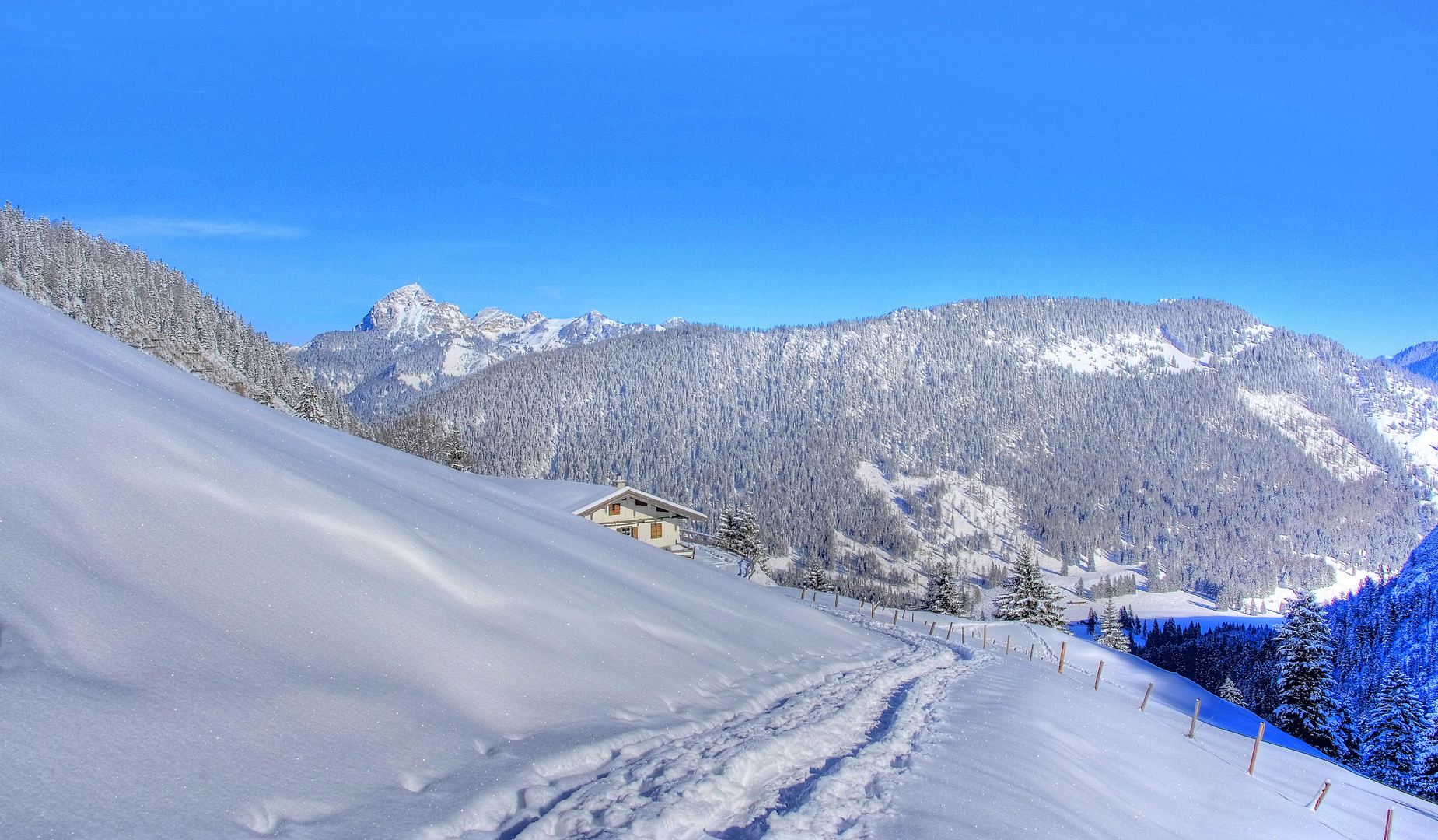 Blick zum Wendelstein