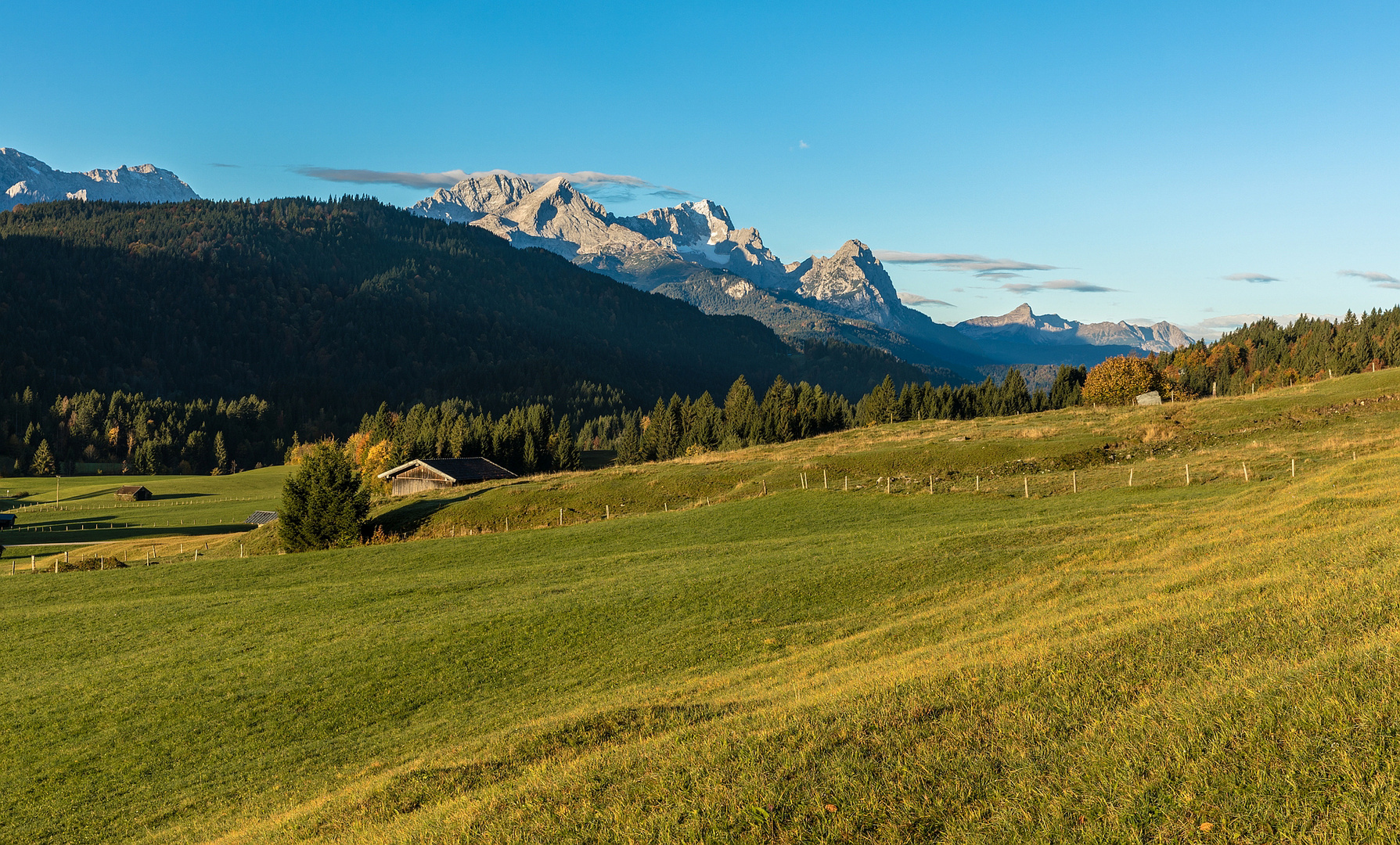 Blick zum Wetterstein