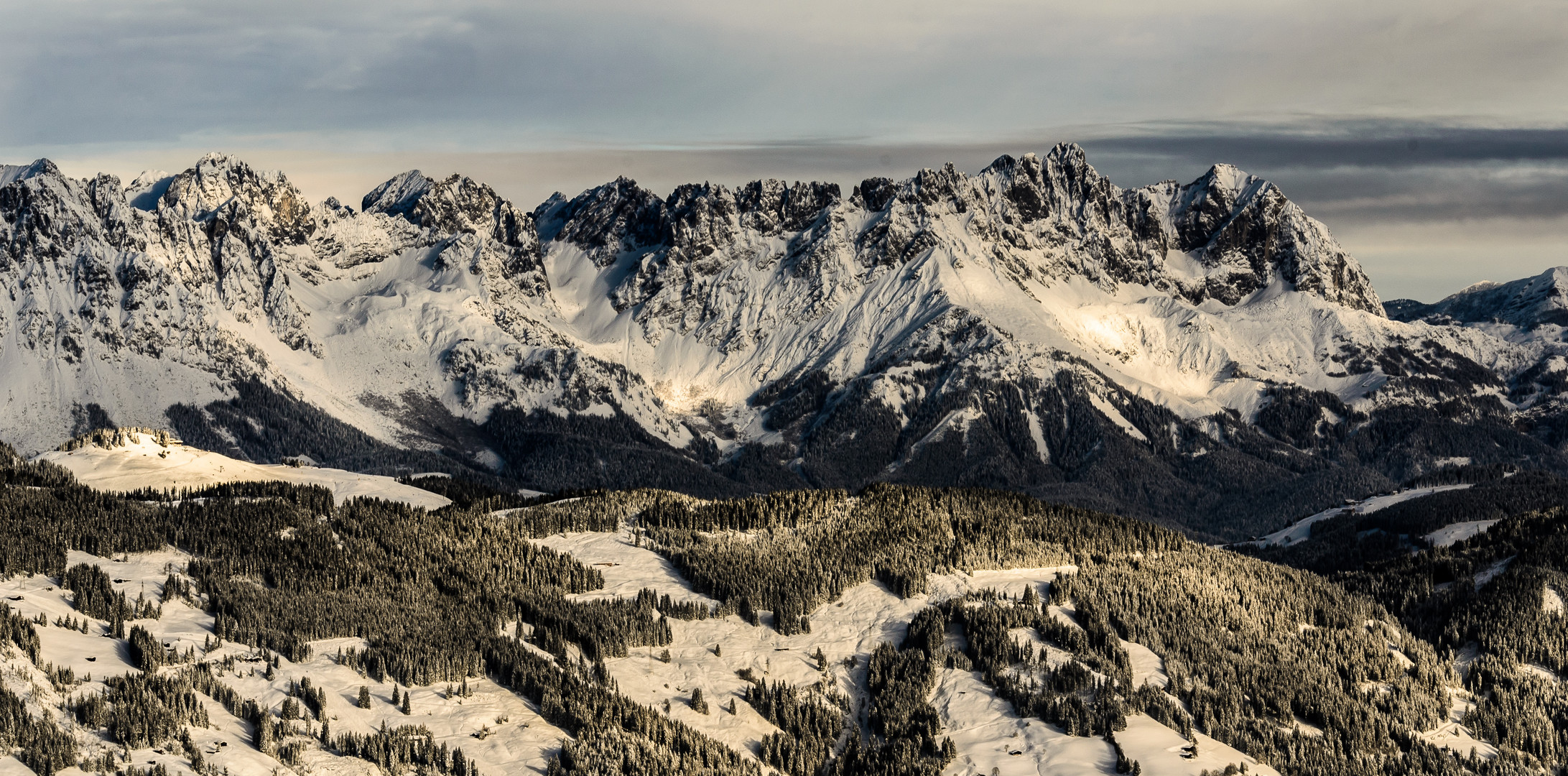 Blick zum Wilden Kaiser