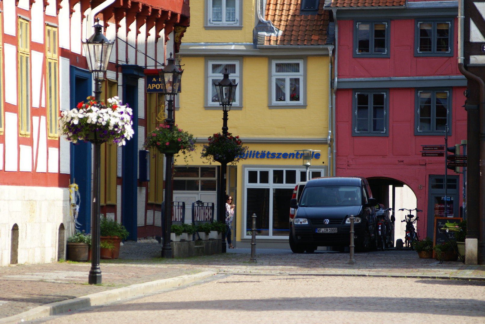 Blick zum Wolfenbütteler Kornmarkt