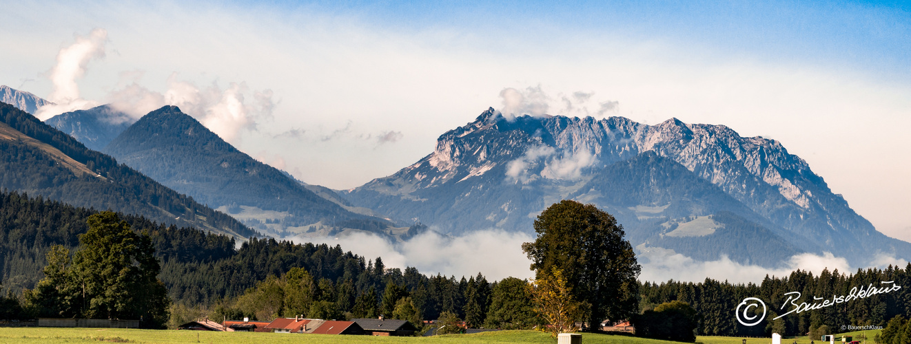 Blick zum Zahmen Kaiser