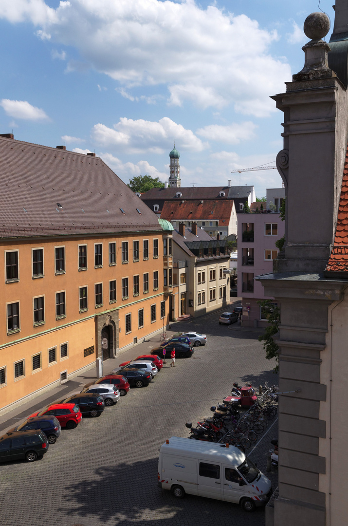 Blick zum Zeugplatz, Juni 2014