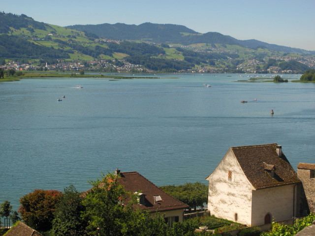 Blick zum Zürichsee