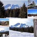 Blick zum Zugspitzmassiv