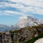 Blick zur Almhütte