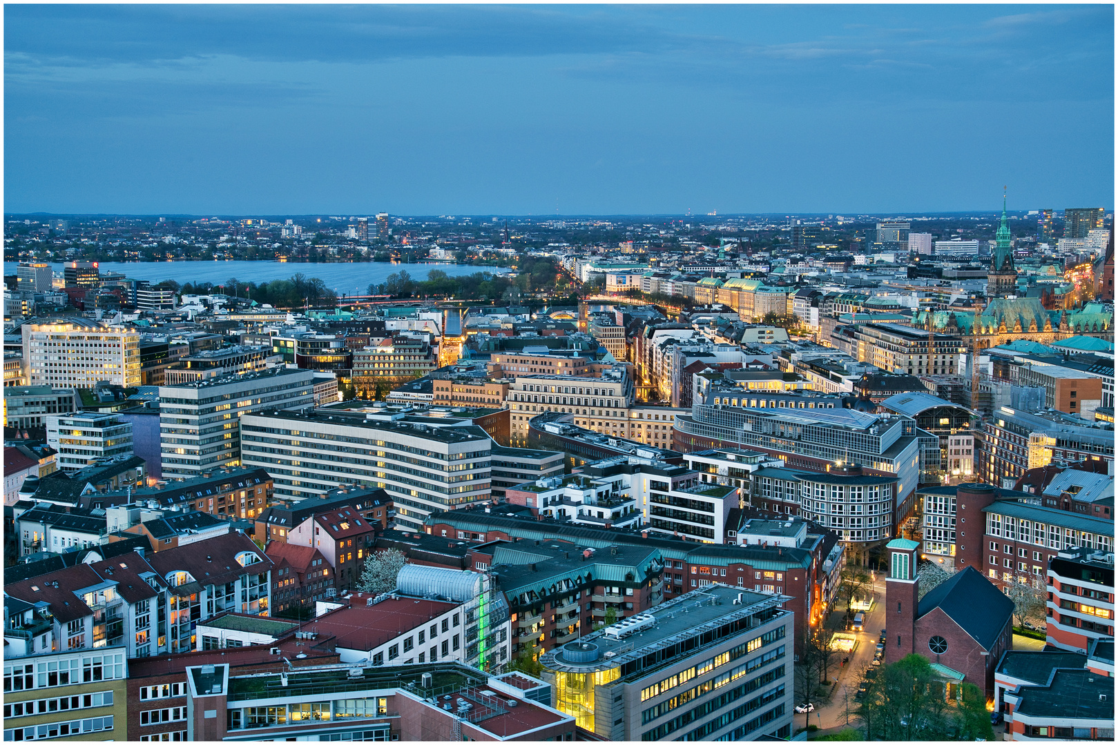 Blick zur Alster