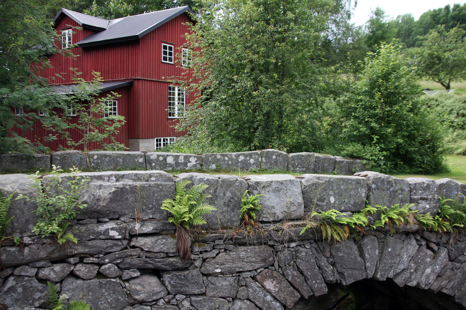 Blick zur alten Mühle