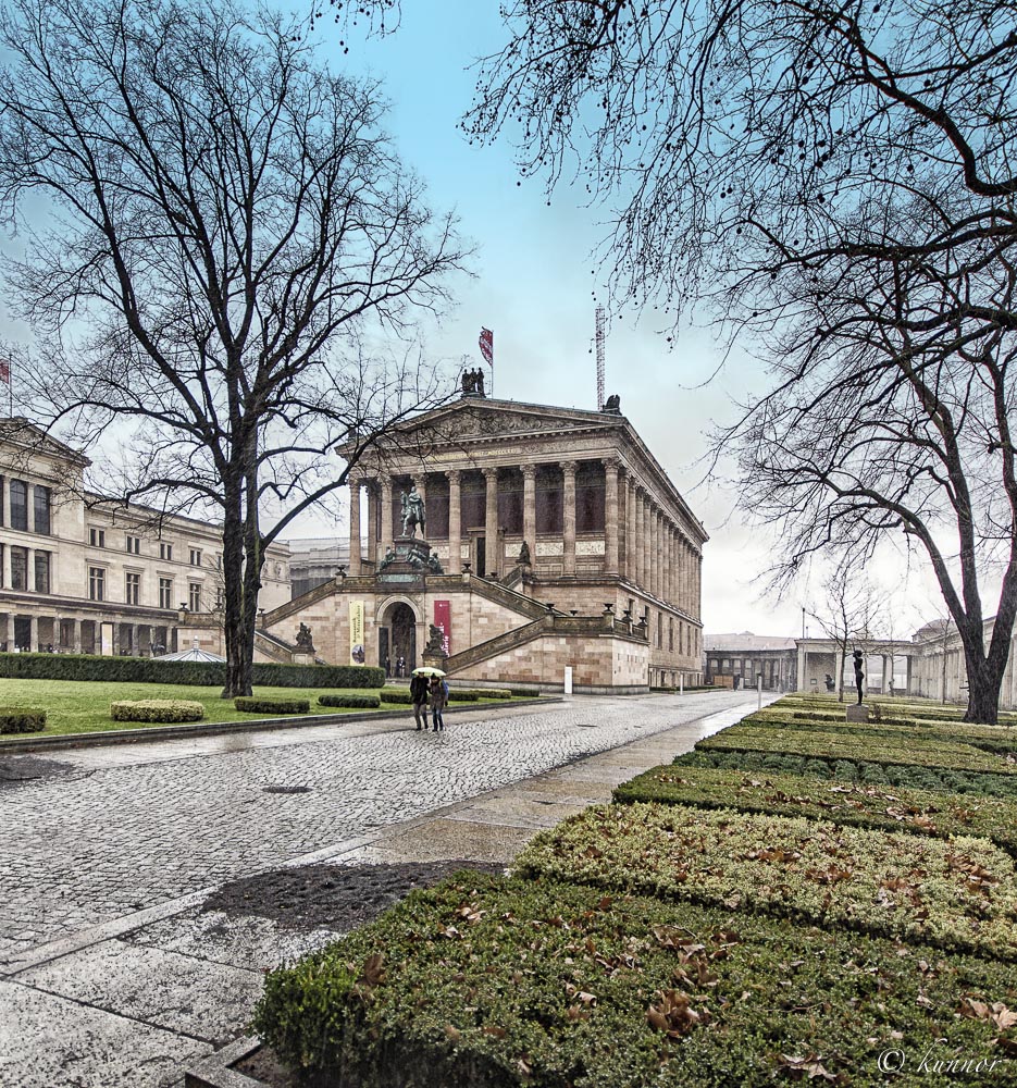 Blick zur Alten Nationalgalerie