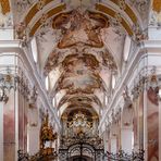 Blick zur Amorbacher Barock-Orgel