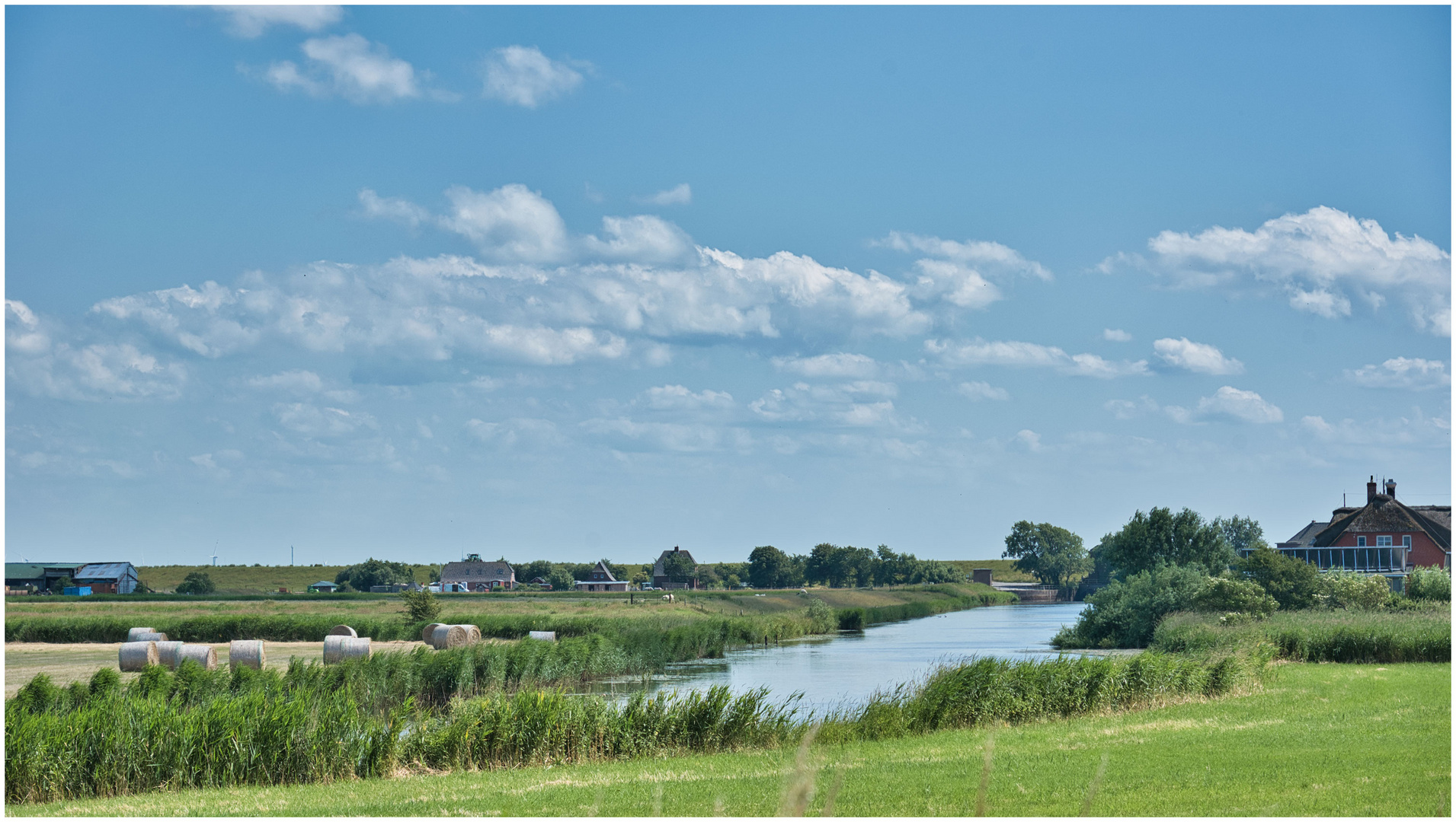 Blick zur Arlauer Schleuse