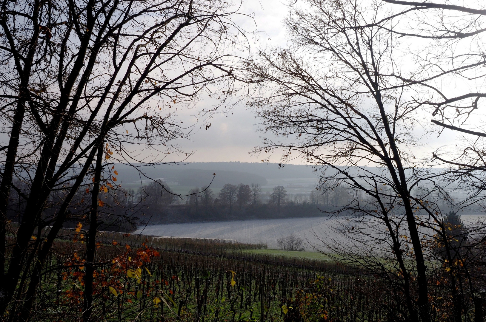 Blick zur Bahnlinie