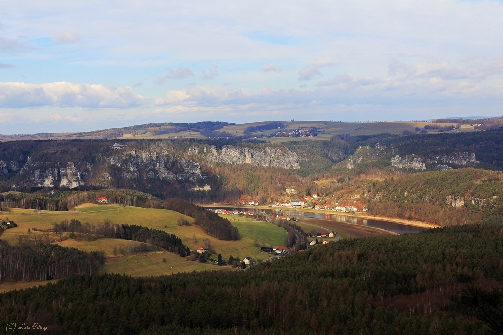 Blick zur Bastei