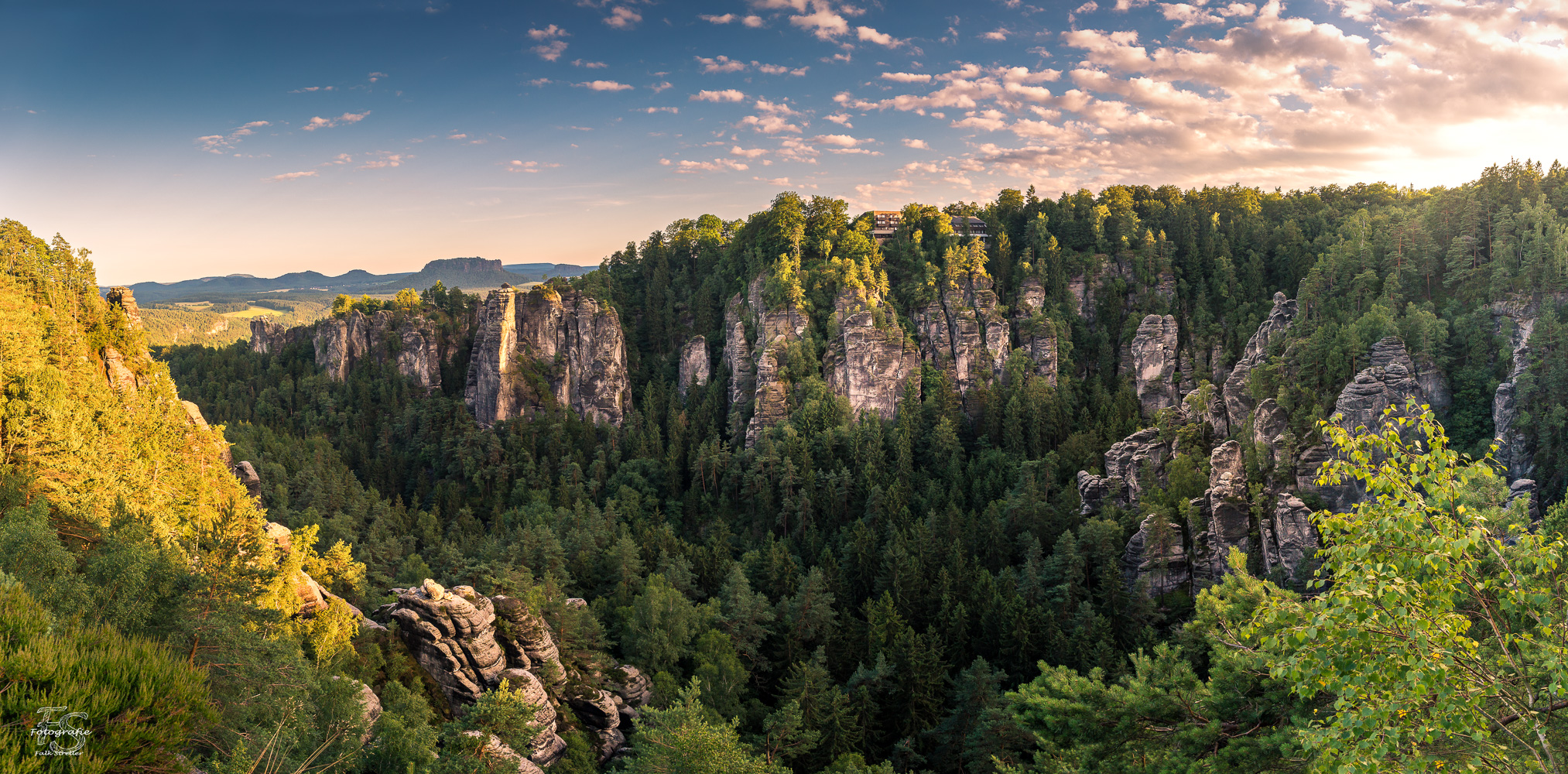 Blick zur Bastei