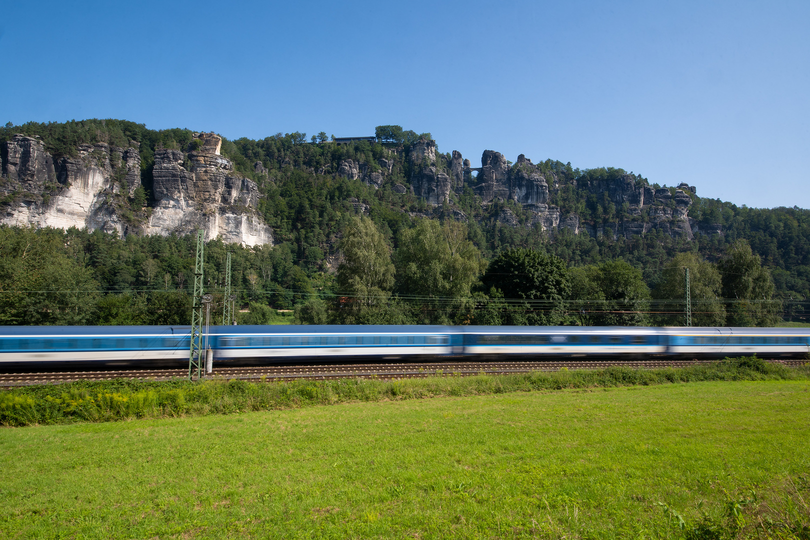 Blick zur Bastei