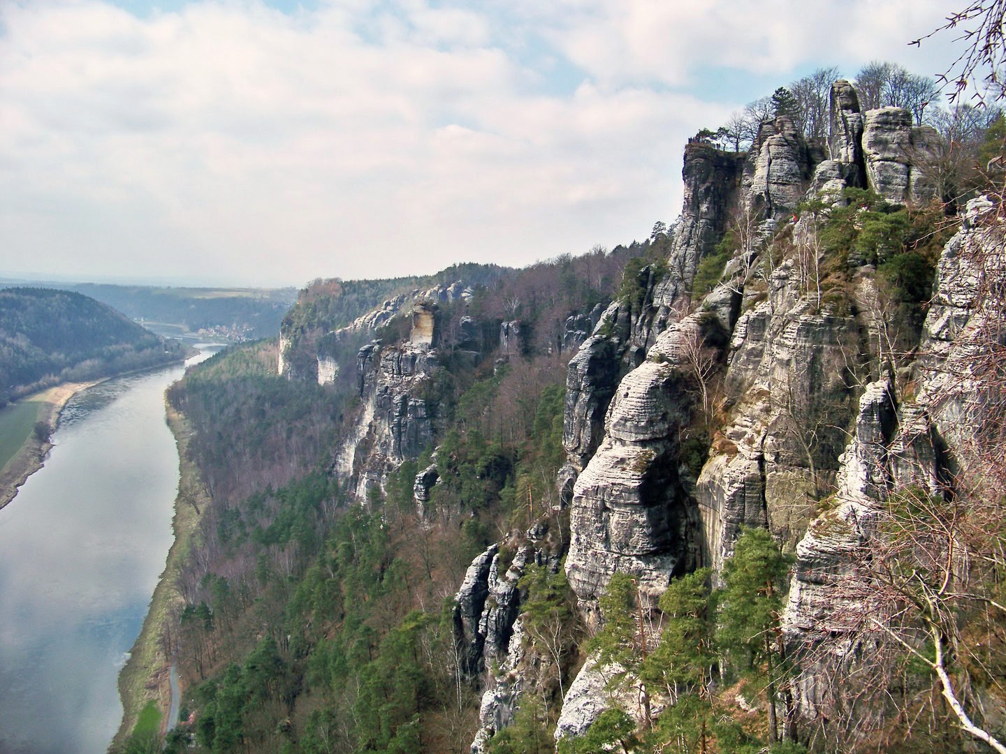 Blick zur Bastei