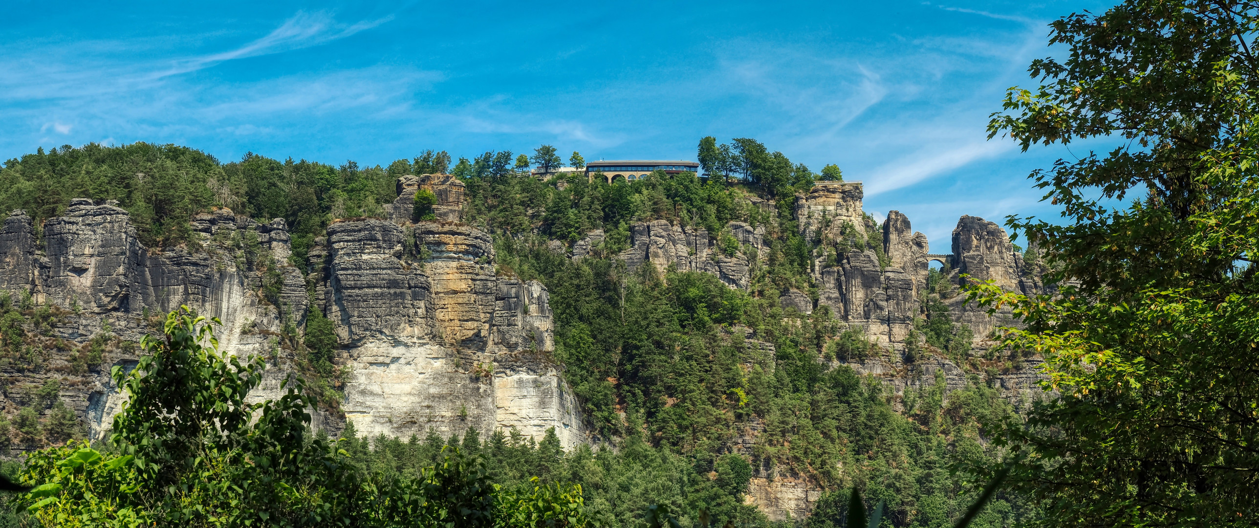 Blick zur Bastei