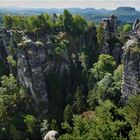 Blick zur Basteibücke