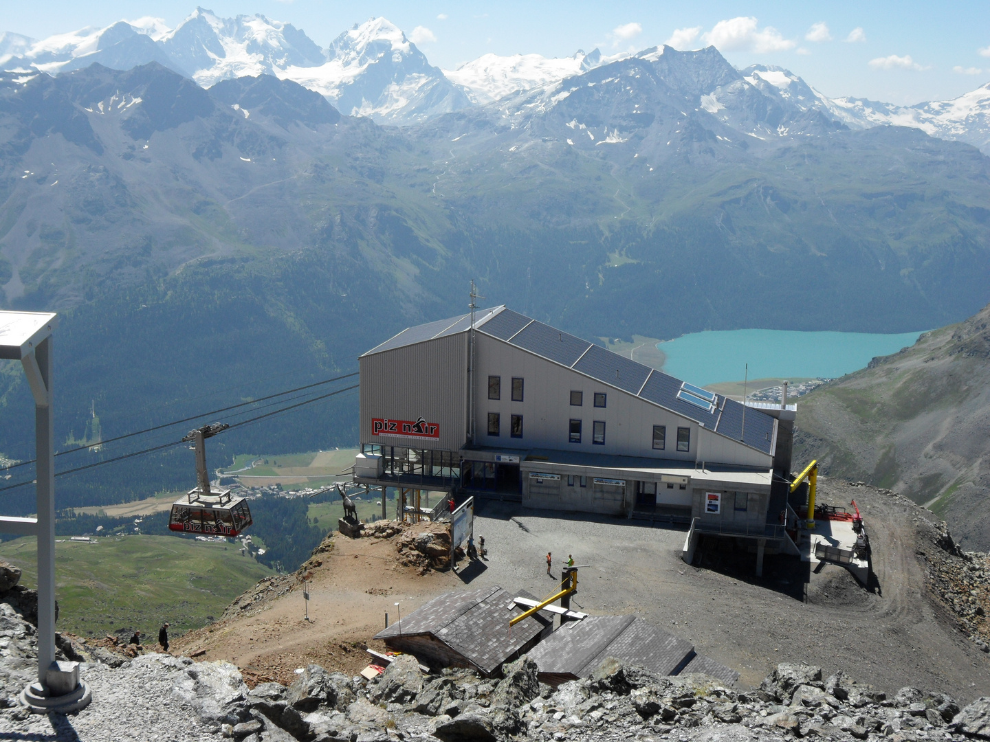 Blick zur Bergstation PizNair (2012.07)