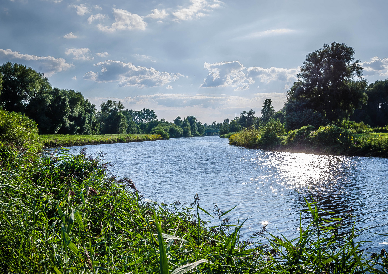 Blick zur Brücke