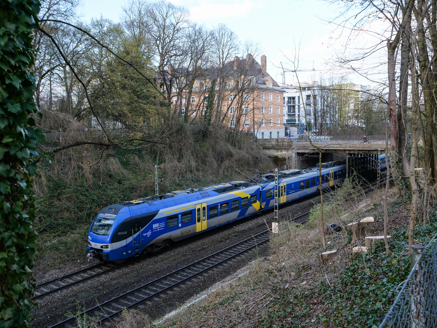 Blick zur Brücke