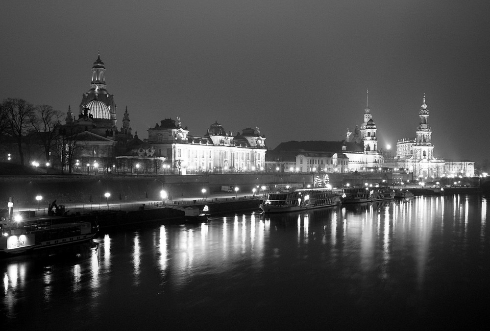 Blick zur Brühlschen Terrasse