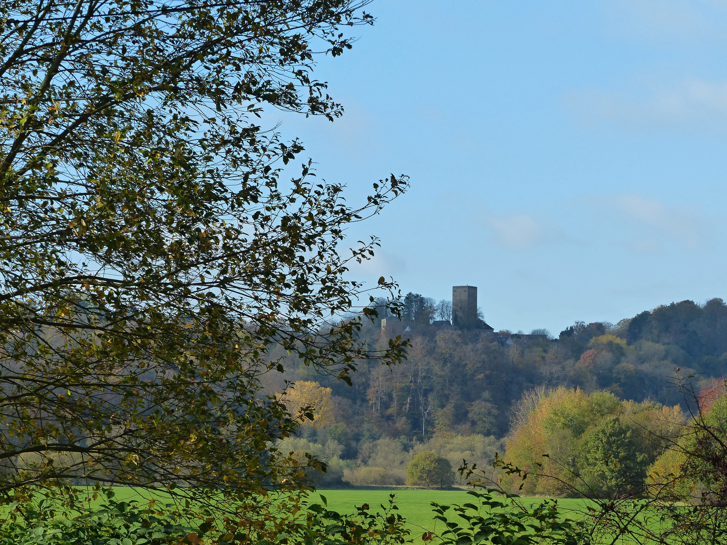 Blick zur Burg Blankenstein