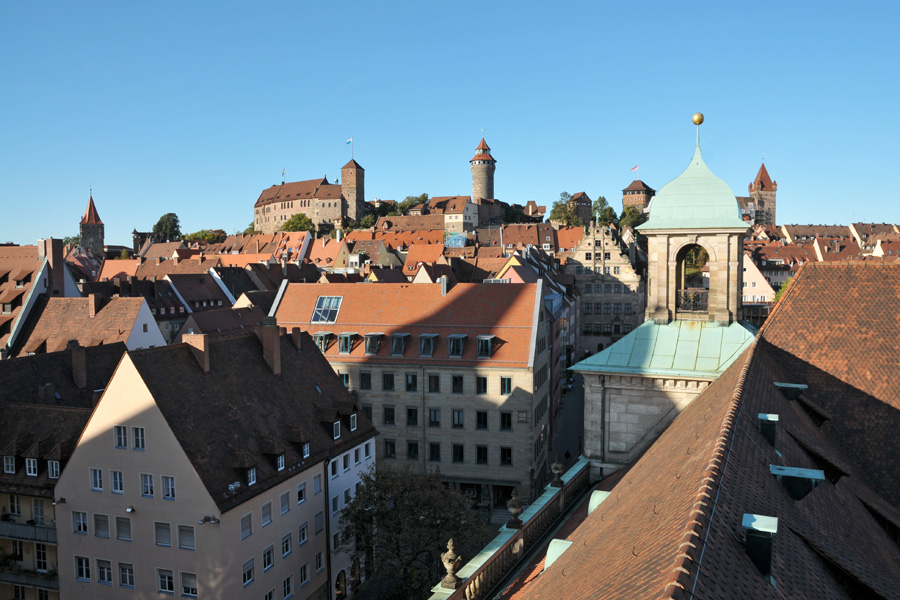 Blick zur Burg