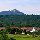 Blick zur Burg Hohenneuffen