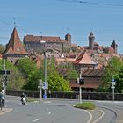 Blick zur Burg von Nürnberg