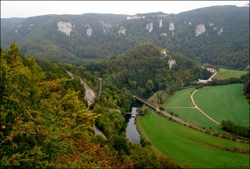 Blick zur Burg Wildenstein