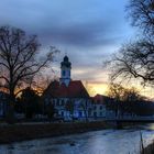 Blick zur Christuskirche in Donaueschingen