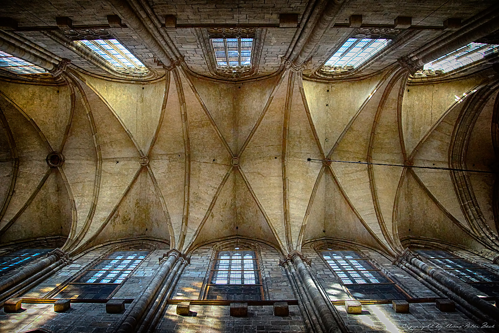 Blick zur Decke des Dom zu Halberstadt