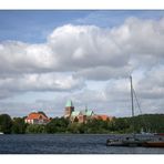 Blick zur Domhalbinsel in Ratzeburg...