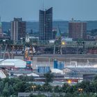 Blick zur Dortmunder Innenstadt ...