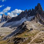 Blick zur Dreizinnen Hütte