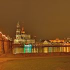 Blick zur Dresdner Altstadt