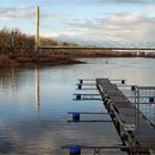 Blick zur Elbauenbrücke