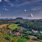 Blick zur Elbe