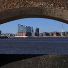 Blick zur Elbphilharmonie