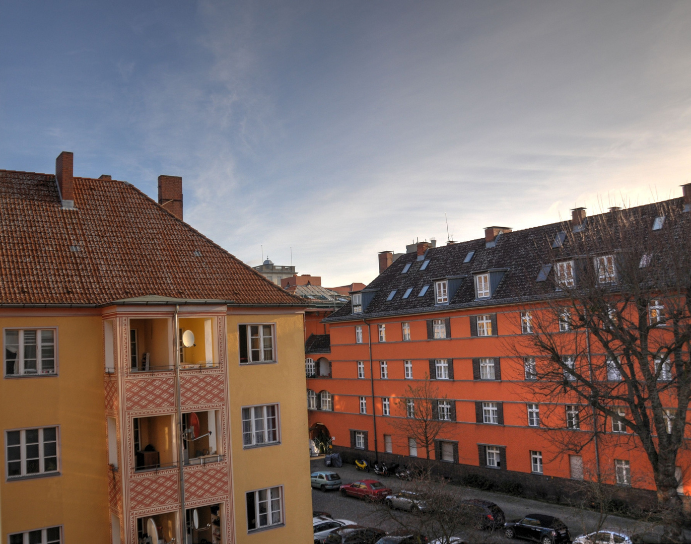 Blick zur Fachhochschule Beuth