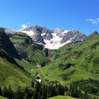 Blick zur Felsbastion der Braunarlspitze