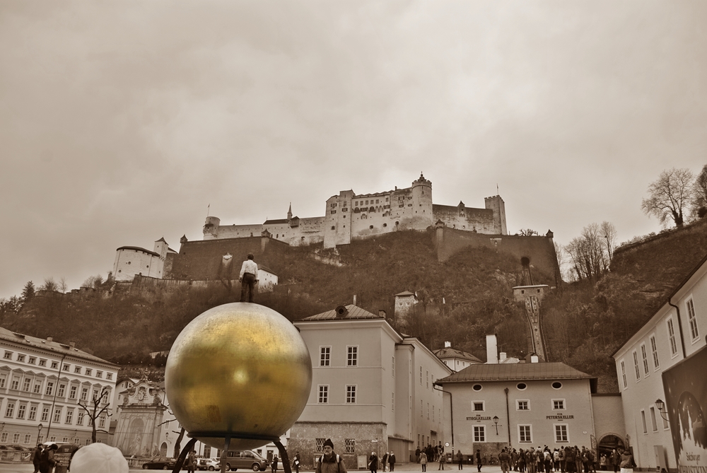 Blick zur Festung Hohensalzburg