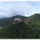 Blick zur Festung Hohenwerfen und Werfen