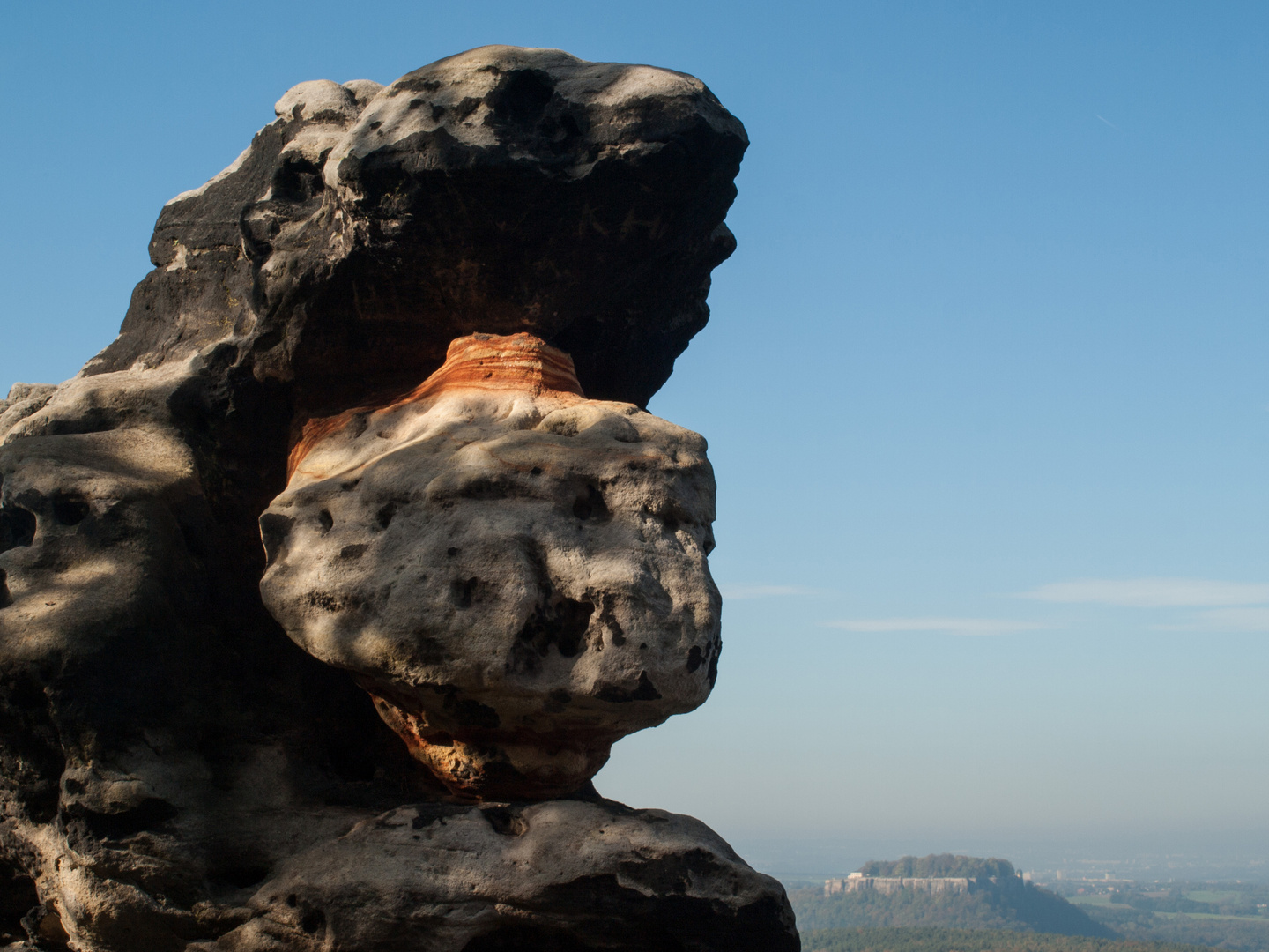 Blick zur Festung Königstein