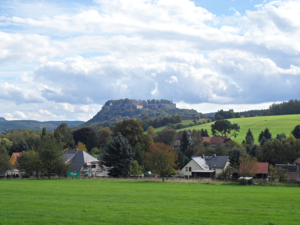 Blick zur Festung Königstein