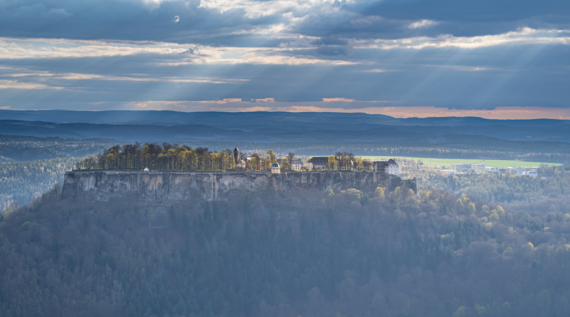 Blick zur Festung Königstein 